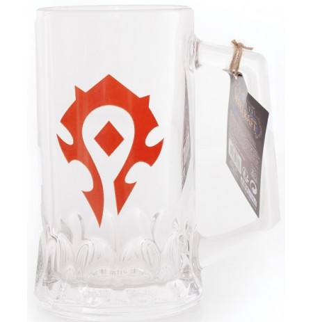 World of Warcraft Tankard Horde Glass (500ml)
