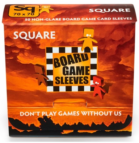Board Game Sleeves - Non-Glare - Square (69x69mm) - 50 Vnt
