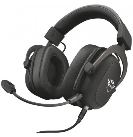TRUST GXT 414 Zamak Premium black wired headset | 3.5m
