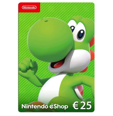 Nintendo eShop Card 25 EUR (EUROPOS ŠALYS)