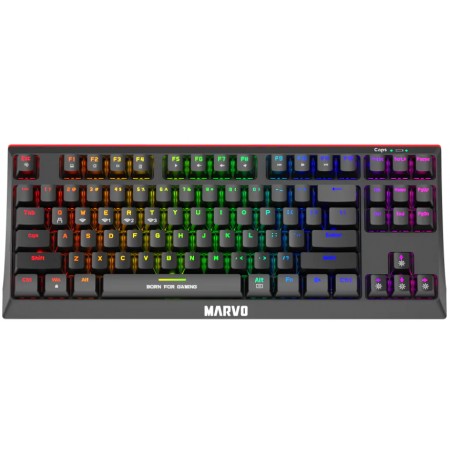 Marvo KG953W TKL 80% Belaidė mechaninė klaviatūra su RGB  (US, Red switch)