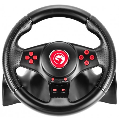 Marvo GT-903 Steering Wheel With Magnetic Pedals| PS4, PS3, PC, XO, X360, Nintendo