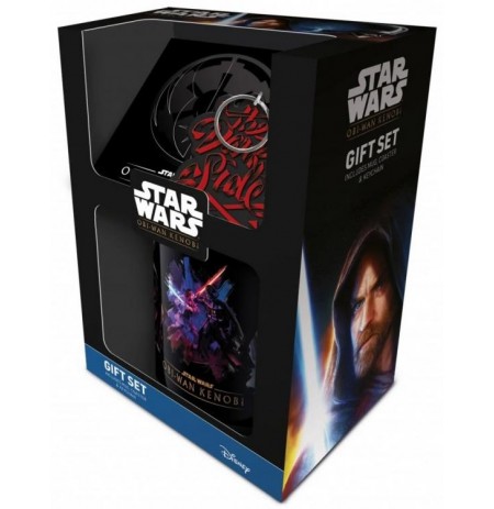 Star Wars: Obi-Wan Kenobi (Battle) Mug, Coaster And Key Chain Gift Set