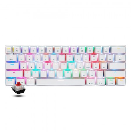 MOTOSPEED CK61 mechanical keyboard with RGB (US, RED switch)