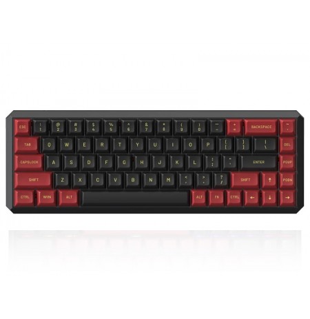 Darmoshark K5 TKL belaidė mechaninė klaviatūra su RGB (US, Hot-swap, RED switch V3) Black