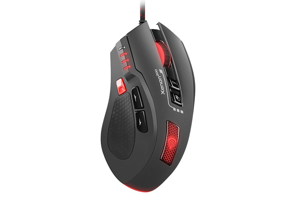 GENESIS XENON 200 OPTICAL GAMING MOUSE 3000DPI WITH SOFTWARE