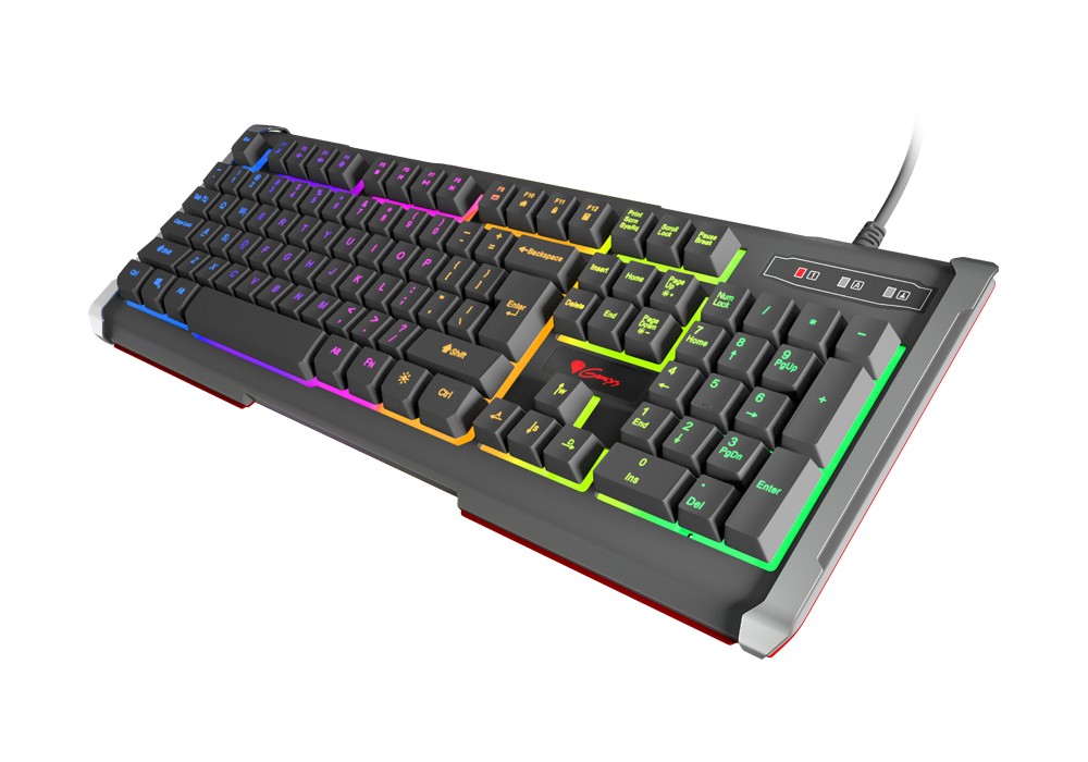 GENESIS RHOD 400 RGB membraninė klaviatūra US