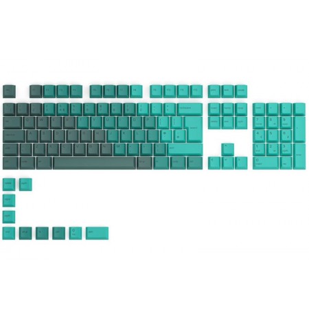 Glorious PC Gaming Race GPBT Keycaps - (115 pcs., Rain Forest, PBT,  ISO, UK layout)