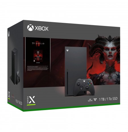 Xbox Series X 1TB žaidimų konsolė + Diablo IV žaidimas