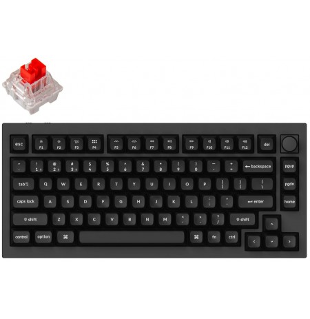 Keychron Q1 Pro bevielė mechaninė klaviatūra (ANSI, RGB, Hot-Swap, Keychron K Pro Red)