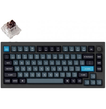Keychron Q1 Pro bevielė mechaninė klaviatūra (ANSI, RGB, Hot-Swap, Keychron K Pro Brown)